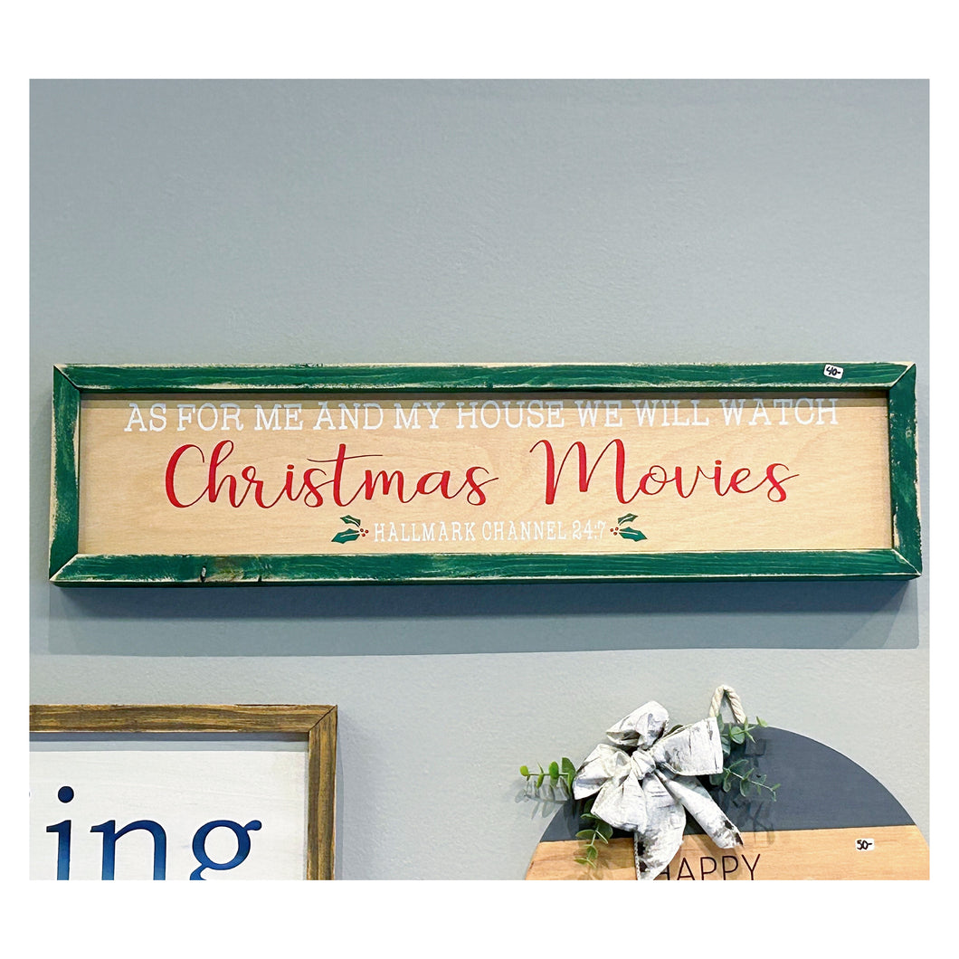 As for me and my house we will watch Christmas Movies 6x24