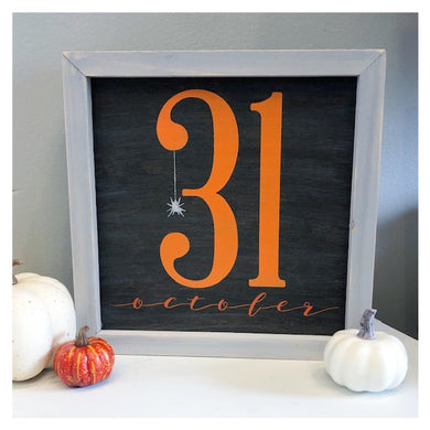 October 31 Framed 10
