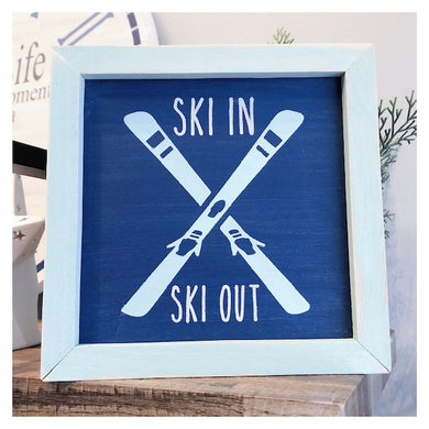 Ski In Ski Out Framed 8