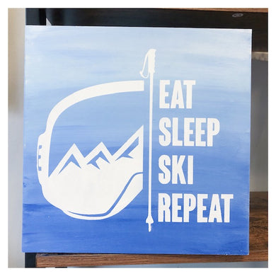 Eat Sleep Ski Repeat 12