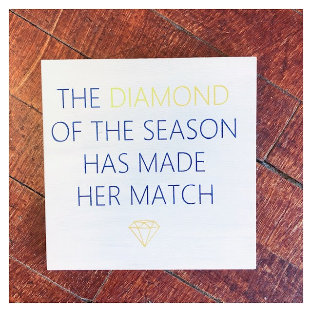 The Diamond of the Season has Met her Match 8x8