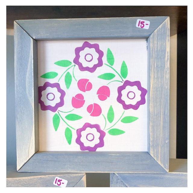 Floral Tile 6x6